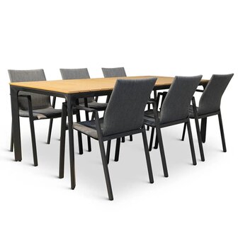 Lesli Arezzo Eettafel Met Fardau Stoelen